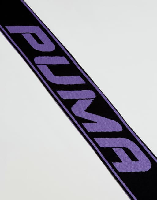 Bufanda de fútbol violeta con diseño retro exclusiva de Puma, 3 de 4