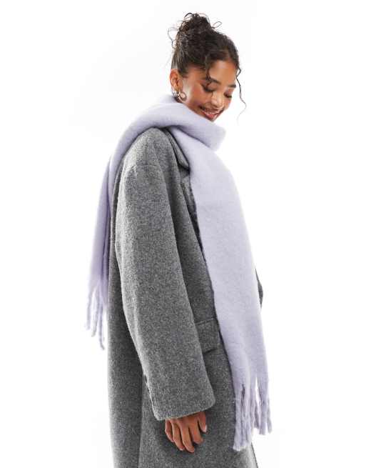 Bufanda lila de bouclé suave de Vero Moda
