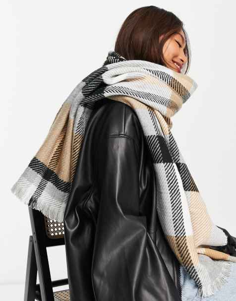 Bufanda multicolor a cuadros de French Connection - view 1