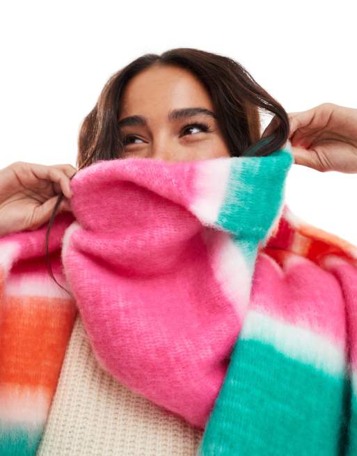 Bufanda multicolor a rayas de ASOS DESIGN, 2 de 4