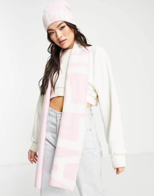 Bufanda rosa estampada de Threadbare