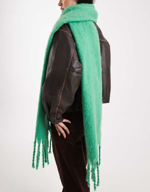 Bufanda verde gruesa estilo manta de Threadbare, 3 de 3