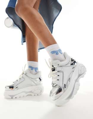 Buffalo Buffalo 1533343 trainers in silver