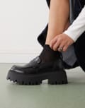 [Buffalo] Buffalo ASP loafers in black 38 BLACK