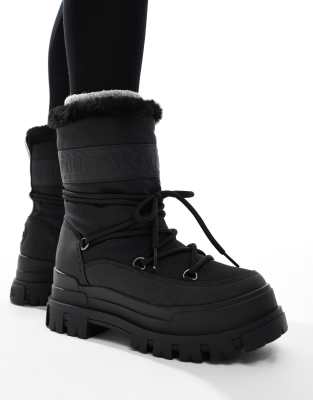 Buffalo Aspha blizzard boot in black