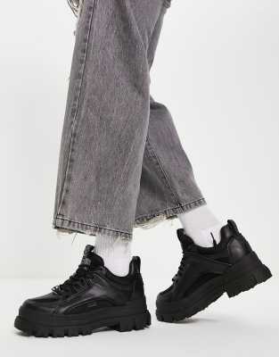 buffalo black aspha mid trainers