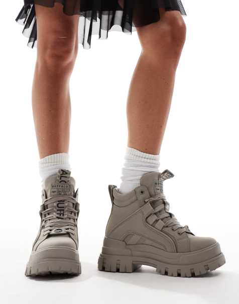 Buffalo Aspha NC mid boot in gray - view 1