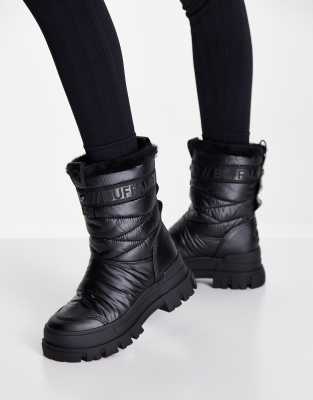 Buffalo Aspha Quilt Snow Boots In Black | ModeSens