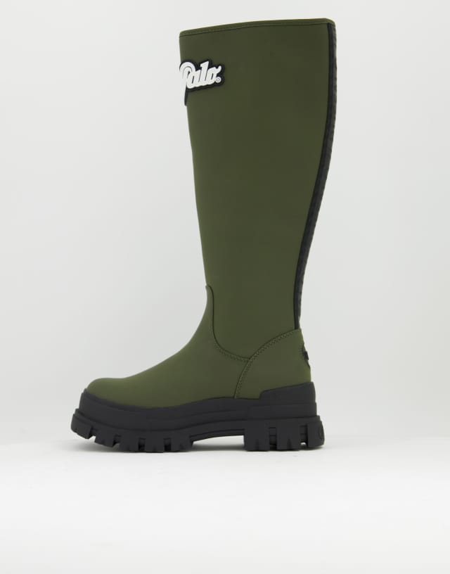 Buffalo Aspha Rain Hi wellie boots in black