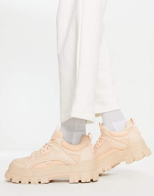 Buffalo – Aspha – Vegane Netzstoff-Sneaker in Beige  