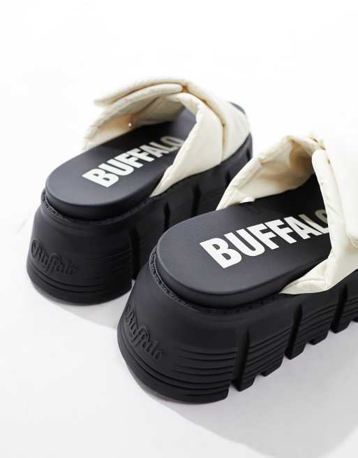 Buffalo☆Ava Velcross flat sandals in beige サンダル【UK発】 Buffalo Ava Velcross flat sandals in beige | ASOS