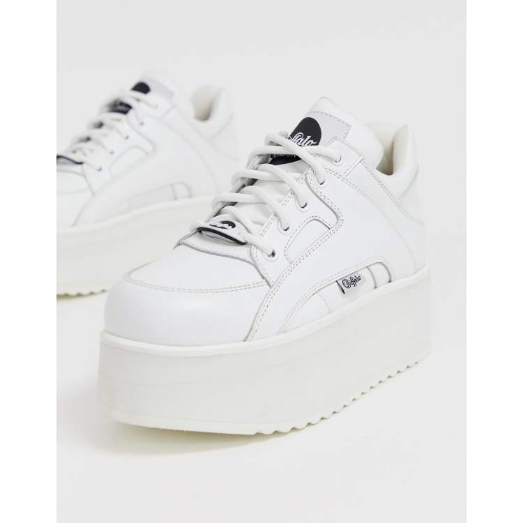 Buffalo Baskets plateforme chunky Blanc ASOS