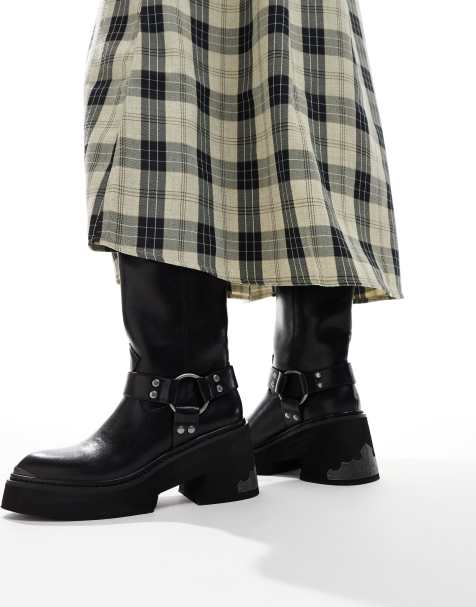 Buffalo Biker boot in black - view 1