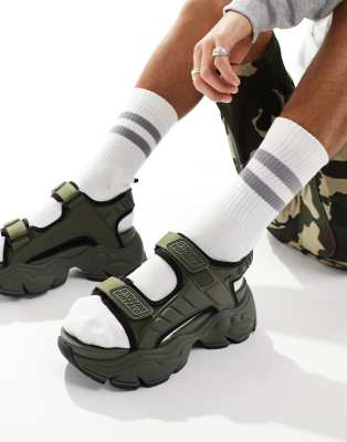  Binary Track sandals in khaki