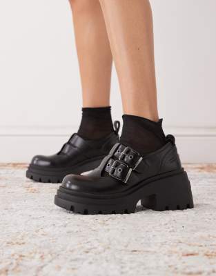 Buffalo - Bravr Jane - Chaussures à boucles - Noir