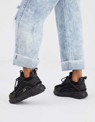 buffalo chai trainers black