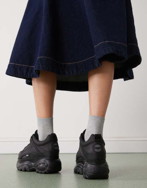 Buffalo chunky sneakers in black, 2 of 4
