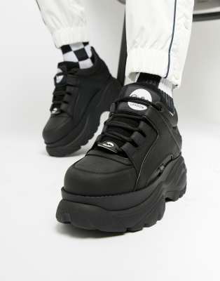 buffalo sneakers black