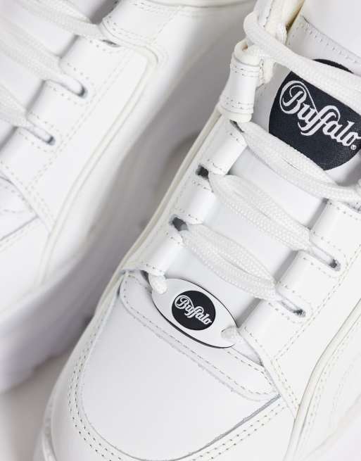 Buffalo Classic Low Leather in white, 4 of 5