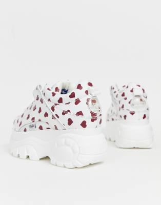 buffalo london heart sneakers