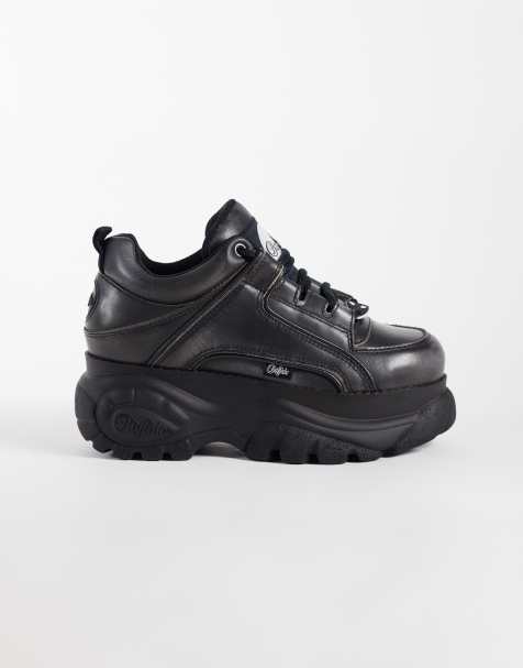 Buffalo Classic trainers in vintage black - view 1