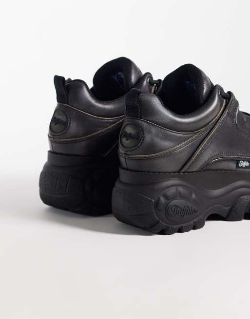 Buffalo Classic trainers in vintage black, 3 of 5