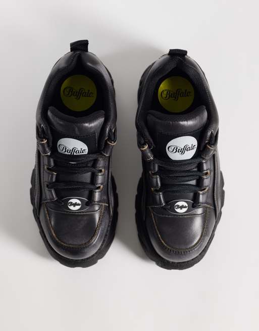 Buffalo Classic trainers in vintage black, 5 of 5