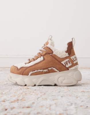 Buffalo Donna Beige Scarpe Da Basket Da Cld Chai Warm - Immagine 3