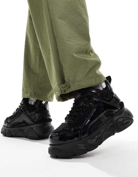 Buffalo CLD Chai trainer in black - view 1