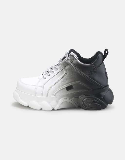Buffalo – Cld Chai – Zweifarbige Sneaker aus verganem Material mit dicker Sohle  