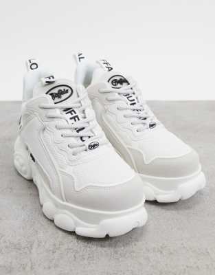 buffalo white chai trainers
