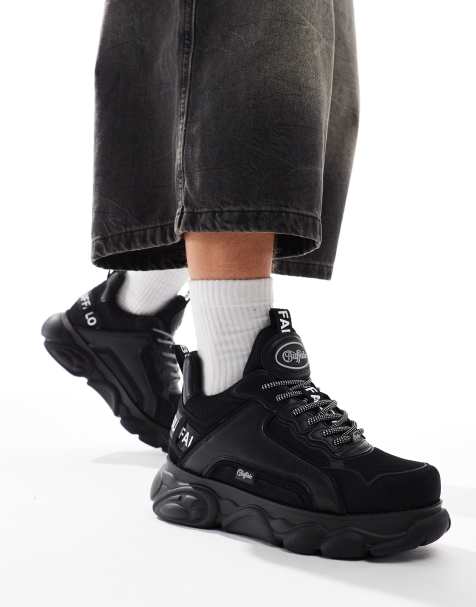 Buffalo - Cloud Chai - Sneakers met dikke zool in zwart - view 1