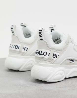 buffalo white chai trainers