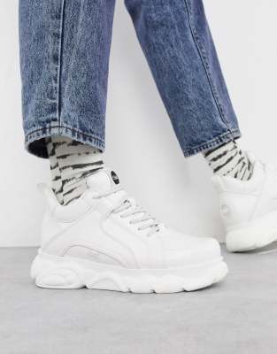 Buffalo cloud sole sneakers in white FaoswalimShops