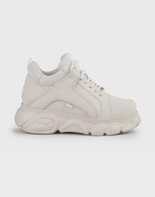 Buffalo – Cloud Corin – Sneaker aus veganem Material mit dicker Sohle in Beige