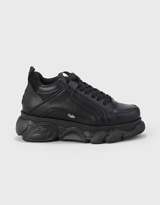 Buffalo – Cloud Corin – Svarta grova sneakers i veganvänligt material  