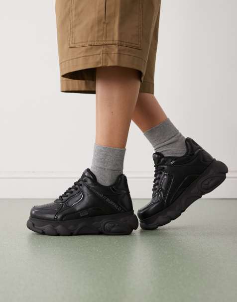 Buffalo Cloud Echo sneakers in black - view 1