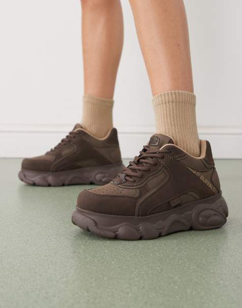 Buffalo Cloud Echo sneakers in brown - view 1