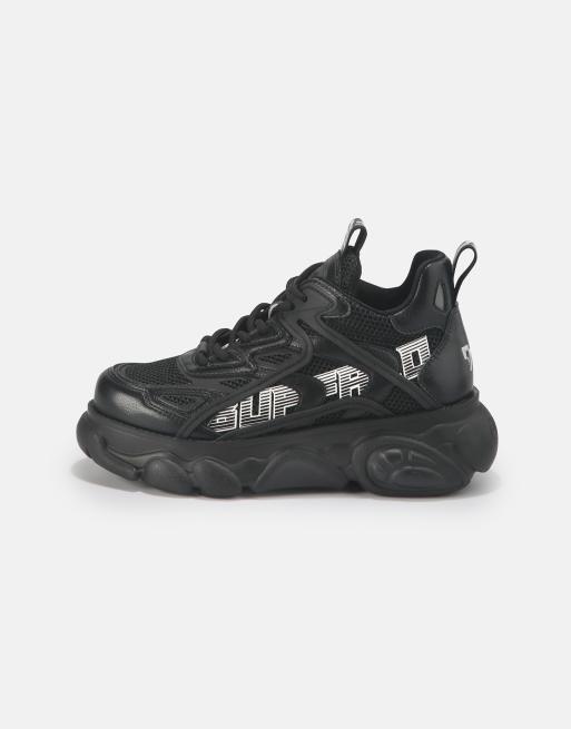 Buffalo - Cloud Grid - Veganske sorte sneakers   