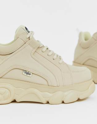 cream chunky sneakers