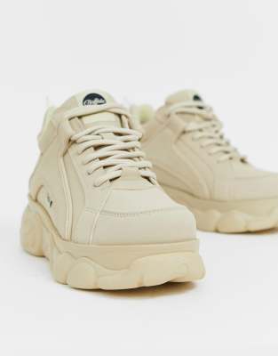 buffalo sneakers cream