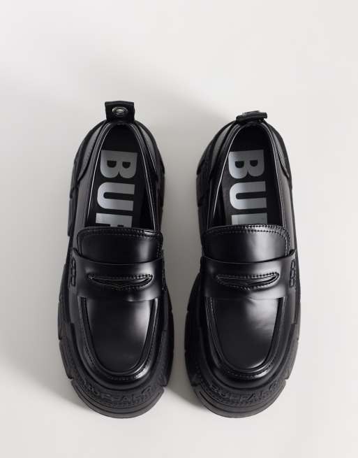 Buffalo Gosper platform loafers in black, 3 of 4