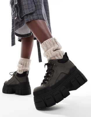 Buffalo Buffalo Gospher hike lo shoe in black-Grey