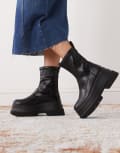 [Buffalo] Buffalo Jupiter sock boots in black 41 BLACK