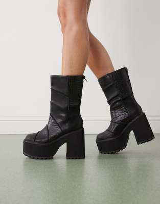 Buffalo - Killah - Stiefel in Schwarz mit Einsätzen