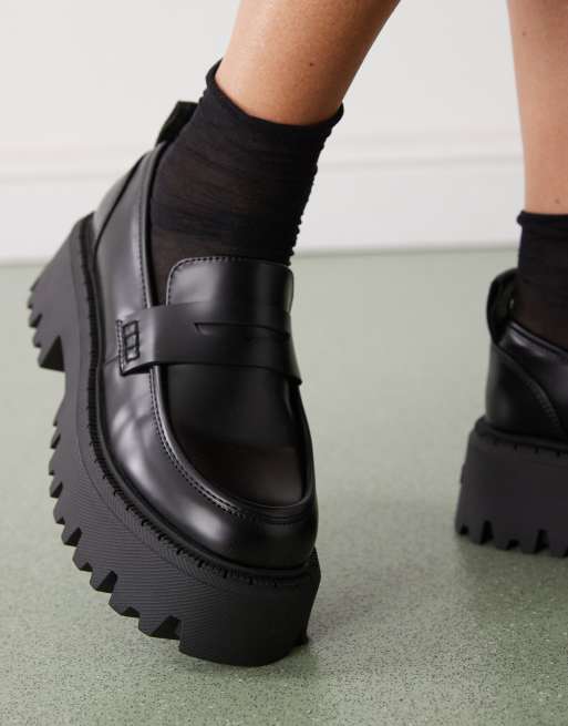 Buffalo loafers in black, 3 of 4