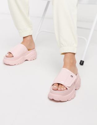 chunky mule sandals