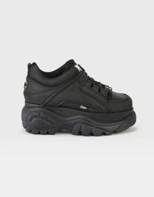 Buffalo London classic chunky sole trainers in black - ASOS Price Checker