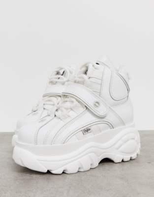 buffalo london white platform