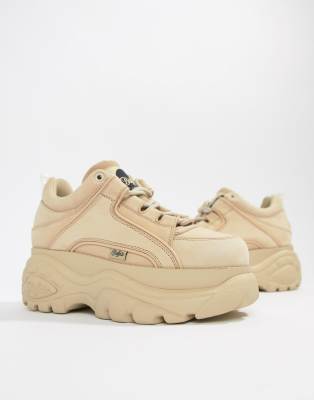 chunky cream trainers